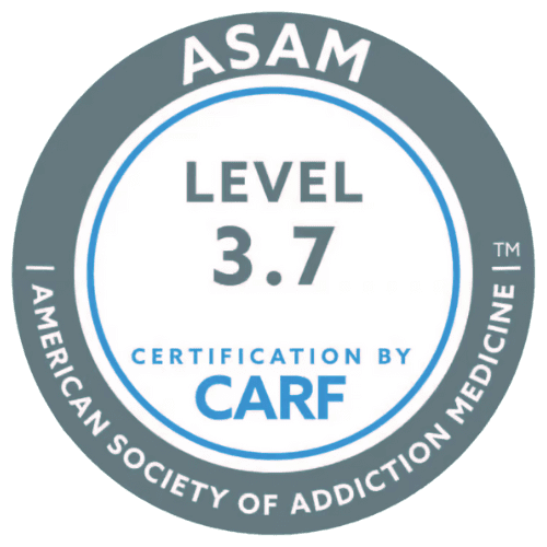 American Society of Addiction Medicine Logo. Level 3.7.
